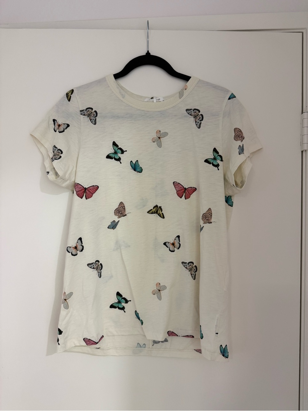 NWT Rag & Bone Ozzy butterfly t shirt size large